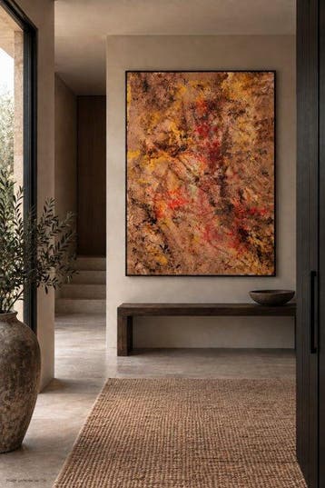 Charlotte Colard - VÉSUVE - XL pas de réserve - Abstract Art