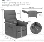 Fauteuil met armleuning - Relaxfauteuil - Relaxstoel - Elekt, Verzenden, Zo goed als nieuw