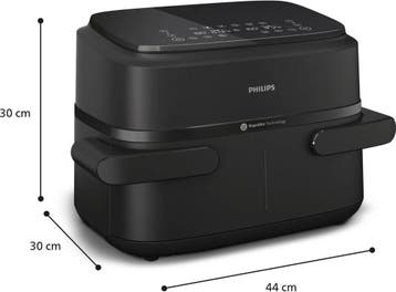 Philips 1000 Series Dual Basket Airfryer - NA150/00 -, Ophalen of Verzenden, Zo goed als nieuw, PHILIPS