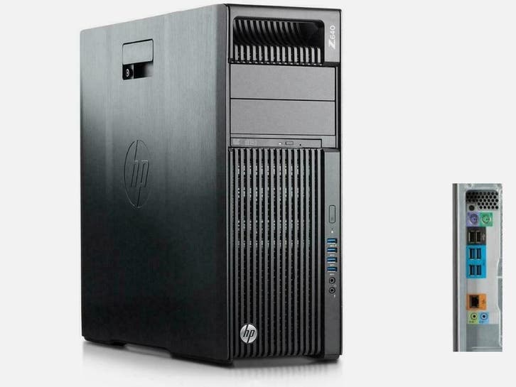 HP Z640 Workstation – Xeon 10-Core – 48GB ECC – Quadro K2200, Computers en Software, Desktop Pc's, 2 tot 3 Ghz, SSD, Refurbished