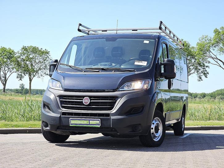 Fiat Ducato 30 2.3 MJ, Auto's, Bestelauto's, Lease, Handgeschakeld, Financial lease, Zwart, Diesel, Euro 6, Gebruikt, Fiat