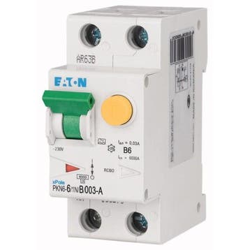 EATON Aardlekautomaat 6A 2 polen, Ophalen of Verzenden, Nieuw