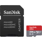 SanDisk Ultra MicroSDXC 256GB + SD Adapter, Ophalen of Verzenden, Nieuw, Overige typen, Overige merken