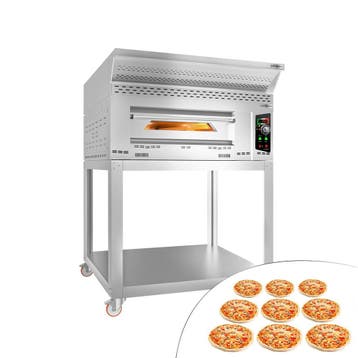 GGM Gastro | Pizzaoven op gas - 9x 34cm - Handmatig - incl., Verzenden