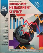 Introduction to Management Science 9780139064395, Boeken, Zo goed als nieuw