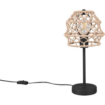 LED Tafellamp - Trion Loro - E27 Fitting - 1 Lichtpunt -, Huis en Inrichting, Ophalen of Verzenden, Nieuw, Metaal, Overige fittingen