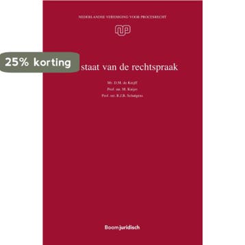 Nederlandse Vereniging voor Procesrecht 43 -  De staat van, Verzenden, Zo goed als nieuw, D.M. de Knijff