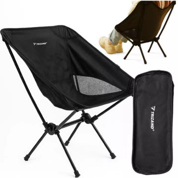Trizand opvouwbare campingstoel – licht, sterk, compact, Ophalen of Verzenden, Nieuw