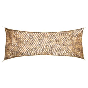 vidaXL Camouflagenet met opbergzak 525x205 cm zandkleurig, Verzenden, Nieuw