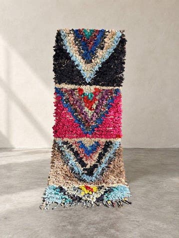 Tapis berbère marocain Boucherouite vintage - Vloerkleed -, Nieuw