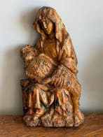 sculptuur, Pïeta 16e eeuw / Zuid- Duits of Oostenrijk - 33