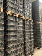 gebruikte kratten teeltkratten 60x40x24 cm stapelkratten, Gebruikt, 50 tot 75 cm, 40 tot 60 cm, Minder dan 35 cm