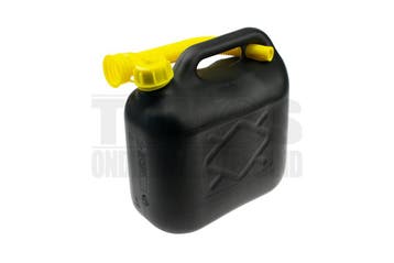 Jerrycan 5 Liter kunststof (brandstoffen) zwart, Ophalen of Verzenden, Nieuw, Merkloos