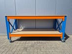 Werkbank Werktafel Tafel Inpaktafel (Eventueel met Wielen), Ophalen of Verzenden, Gebruikt, 170 cm of meer