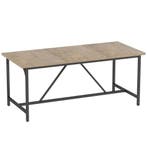 Moderne Rechthoekige Eettafel Voor 6-8 Personen Met Houtlook, Huis en Inrichting, Bureaus, Verzenden, Nieuw