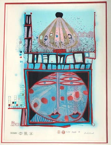 Friedensreich Hundertwasser (1928-2000) - 10002 nights Homo