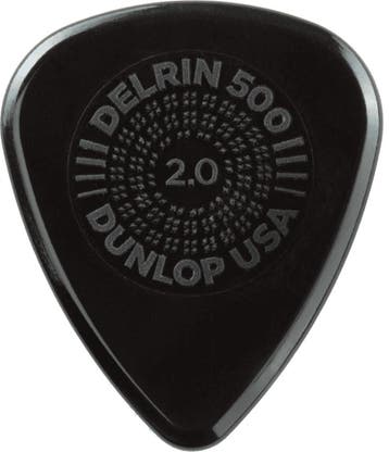 Jim Dunlop Prime Grip Delrin® 500 plectrum 2.00 mm 12-pack, Muziek en Instrumenten, Instrumenten | Toebehoren, Ophalen of Verzenden