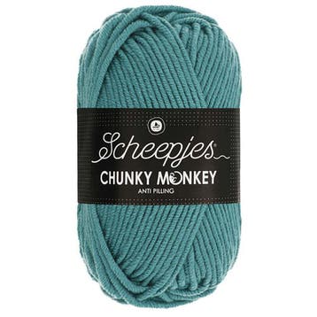 Scheepjes Chunky Monkey - 1722 carolina blue - Acryl Garen, Ophalen of Verzenden, Nieuw