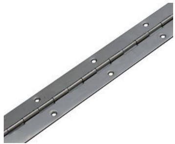 DX Pianoscharnier rvs gepolijst 960x32 mm, Verzenden, Nieuw