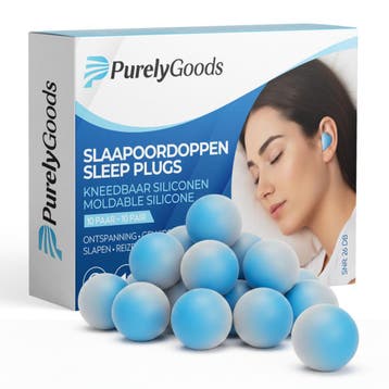 PurelyGoods Siliconen Slaap Oordoppen – 26 dB - 20 stuks, Doe-het-zelf en Verbouw, Gehoorbeschermers, Verzenden, Nieuw