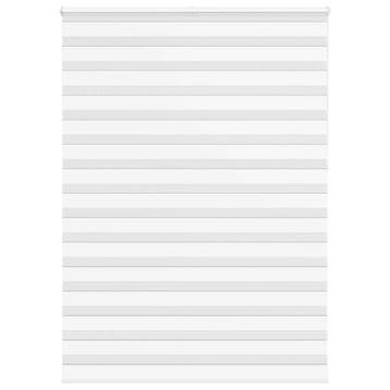 vidaXL Zebra rolgordijn 165x230 cm stofbreedte 160,9cm, Verzenden, Nieuw, Wit