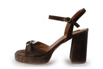 Manfield Sandalen in maat 37 Bruin, Bruin, Verzenden, Sandalen of Muiltjes, Zo goed als nieuw