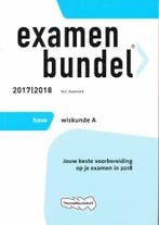 Examenbundel Havo Wiskunde A 2017/2018, Boeken, Verzenden, Nieuw