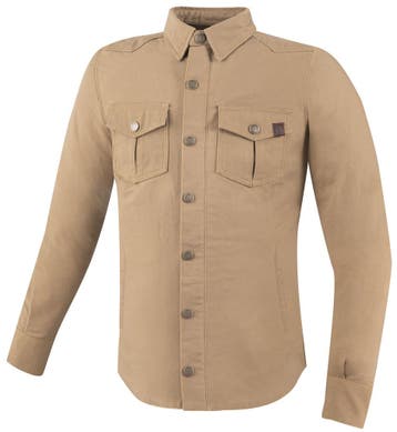 Bogotto Furrow Bruin Motorshirt, Jas | textiel, Nieuw met kaartje, Bogotto, Heren
