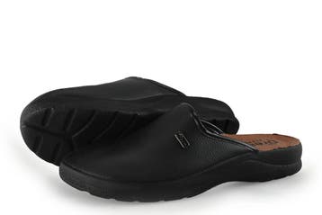 Fly Flot Pantoffels in maat 44 Zwart, Verzenden, Zwart, Zo goed als nieuw, Fly Flot