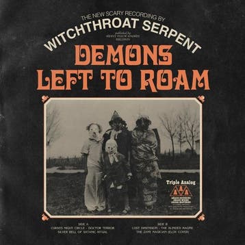 lp nieuw - witchthroat serpent - DEMONS LEFT TO ROAM (pre..., Verzenden, Zo goed als nieuw, Overige formaten