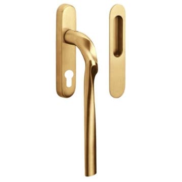 Hef/schuifdeurbeslag ELEEZ ZH230 PC69 PVD mat goud, Verzenden, Nieuw