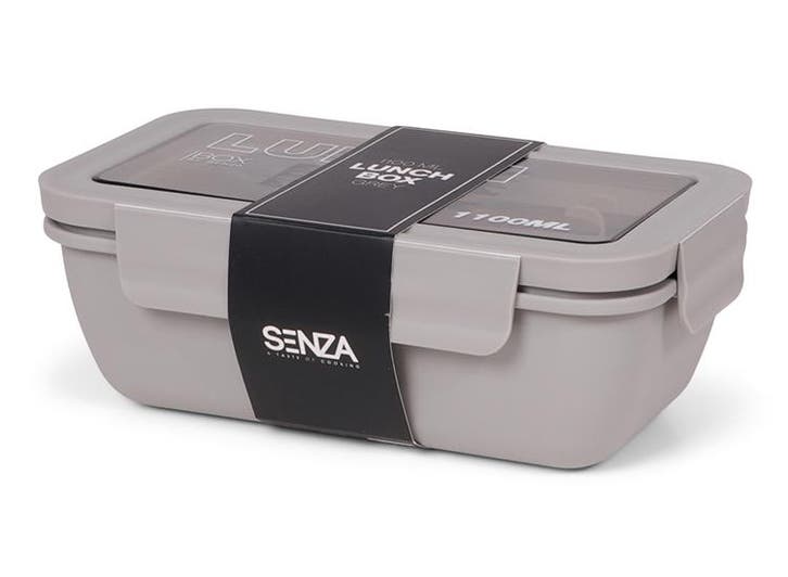 SENZA Lunchbox 1100ML - Grijs, Huis en Inrichting, Keuken | Tupperware, Nieuw, Verzenden