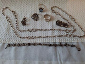 Zonder minimumprijs - Halsketting Zilver - Sieraden met, Nieuw