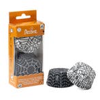 Cupcake Vormpjes Halloween Spinnenweb Ø50x32(h) cm 36 stuks, Verzenden, Nieuw