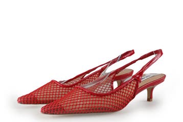 Steve Madden Slingbacks in maat 39½ Rood, Verzenden, Steve Madden, Zo goed als nieuw, Rood