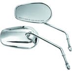 Bikers Choice Chrome Tapered Long Stem Mirrors Pr, Ophalen of Verzenden