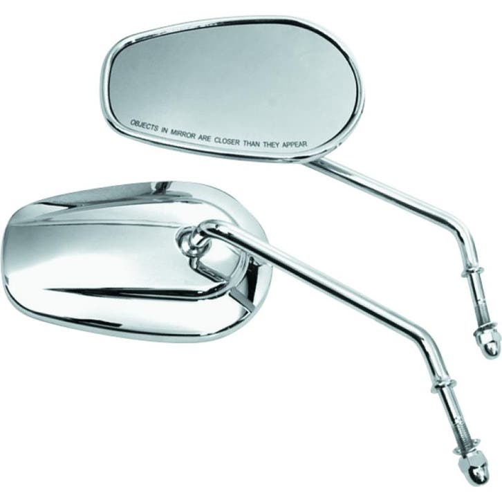 Bikers Choice Chrome Tapered Long Stem Mirrors Pr, Auto diversen, Tuning en Styling, Ophalen of Verzenden