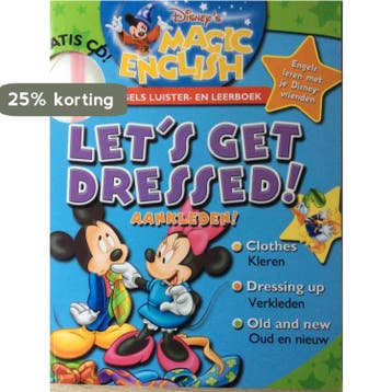 Lets get dressed / Disneys magic English / 12 - Disney, Verzenden, Gelezen, Disney