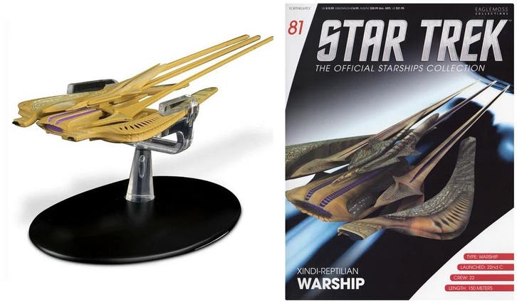 Star Trek Eaglemoss 81 - Xindi-Reptillian Warship, Verzamelen, Speelgoed