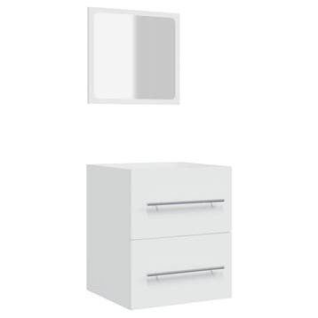 Badkamerkast met spiegel - Wit 41cm - Retourdeal 53% Korting, Huis en Inrichting, Minder dan 50 cm, Ophalen of Verzenden, Minder dan 100 cm
