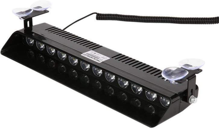 Dashboard flitser - ORANJE - 12 LED, Hobby en Vrije tijd, Elektronica-componenten, Nieuw, Ophalen of Verzenden