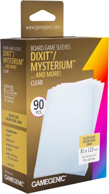 Prime Board Game Sleeves - Dixit / Mysterium Sized 81x122mm, Verzenden, Nieuw