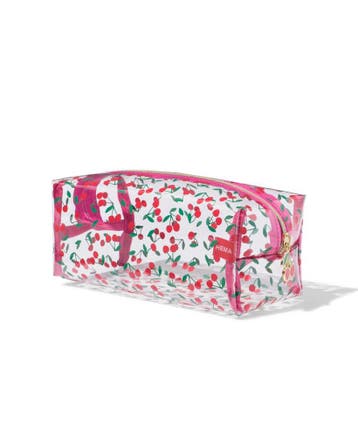 HEMA Etui 20x8.5x9cm transparant kersen, Verzenden, Nieuw