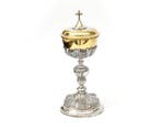 Zilveren vergulde ciborie, Nederland, Eindhoven, 1835-1867, Antiek en Kunst