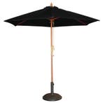 Zwarte Parasol rond Ø 2,5 meter, Verzenden, Nieuw in verpakking