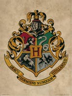 Kunstdruk Harry Potter - Hogwarts Crest 30x40cm, Huis en Inrichting, Verzenden, Nieuw