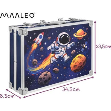 Malatec Tekenset in Astronautenkoffer voor Kinderen met D..., Ophalen of Verzenden, Nieuw