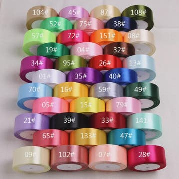 Satijnlint - Diverse Kleuren & Maten voor Decoratie, Cadeauv, Diversen, Verzenden, Nieuw