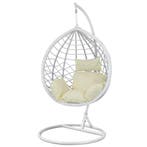 Hangstoel Ei Wit | Stalen Frame | Scherpe Prijs, Binnen, Nieuw, Ophalen of Verzenden, Met standaard