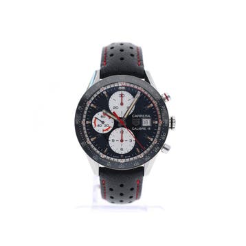 TAG Heuer Carrera Chronograph CAR201AP.FC6429; Automatisc..., Sieraden, Tassen en Uiterlijk, Horloges | Heren, Ophalen of Verzenden